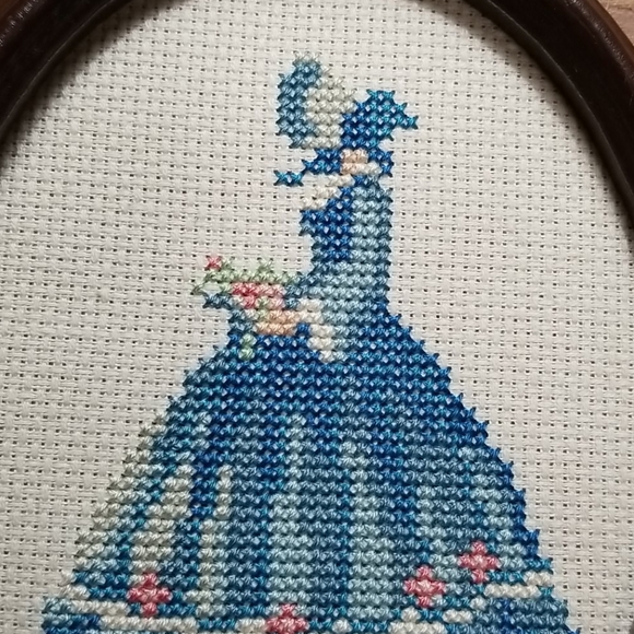 Mini Completed Counted Cross Stitch - Picture 2 of 4